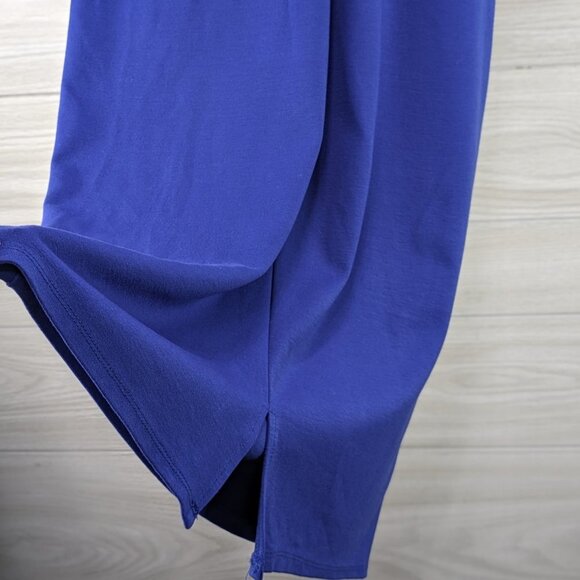 superfoxx Navy Ruffle V Neck Dress - Picture 9 of 9